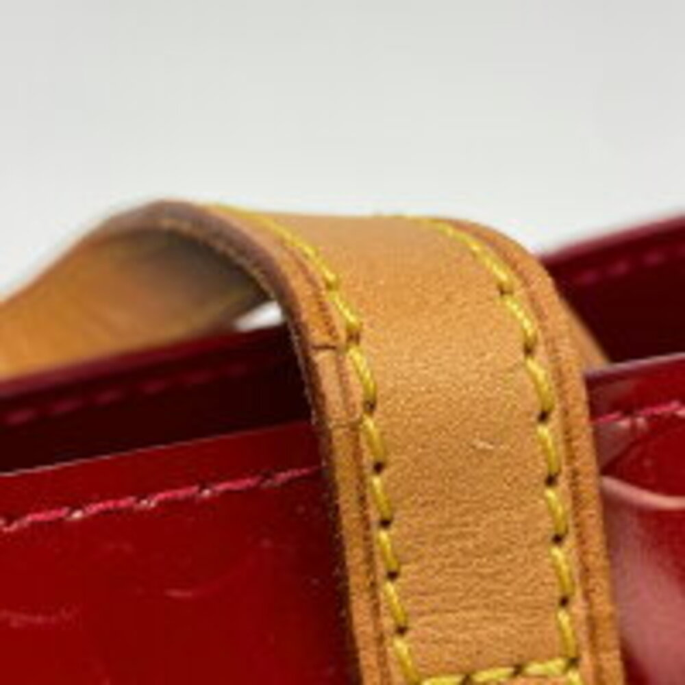 Louis Vuitton Tote Patent Vernis dAmour Pomme Reed Bag Vernis Red - Picture 6 of 8